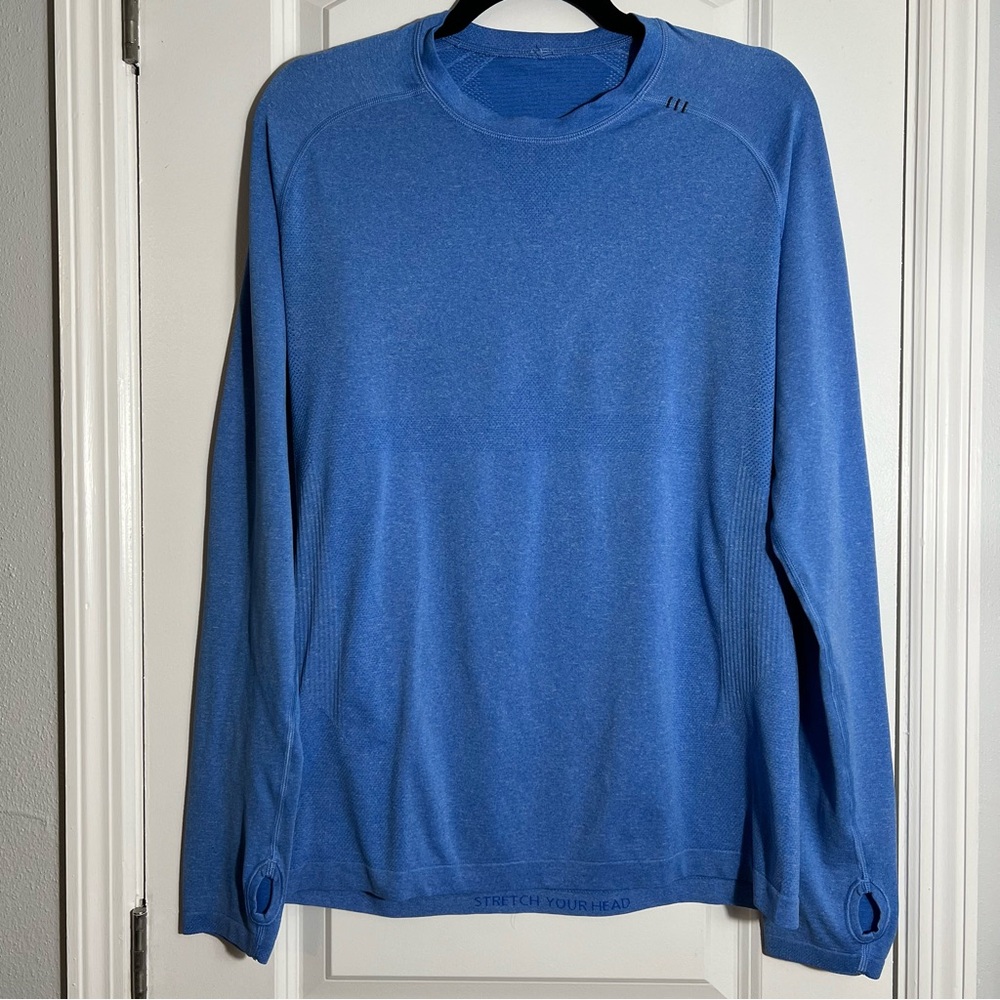 Lululemon Athletica Blue Long Sleeve Tee